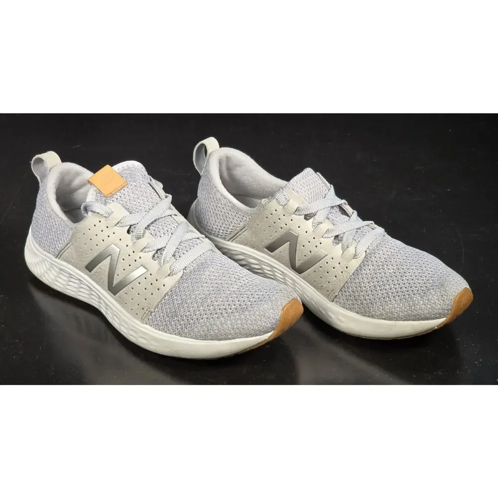 New Balance Women's Fresh Foam Sport Low-Top Grey Running Shoes Size 8 WSPTLG1